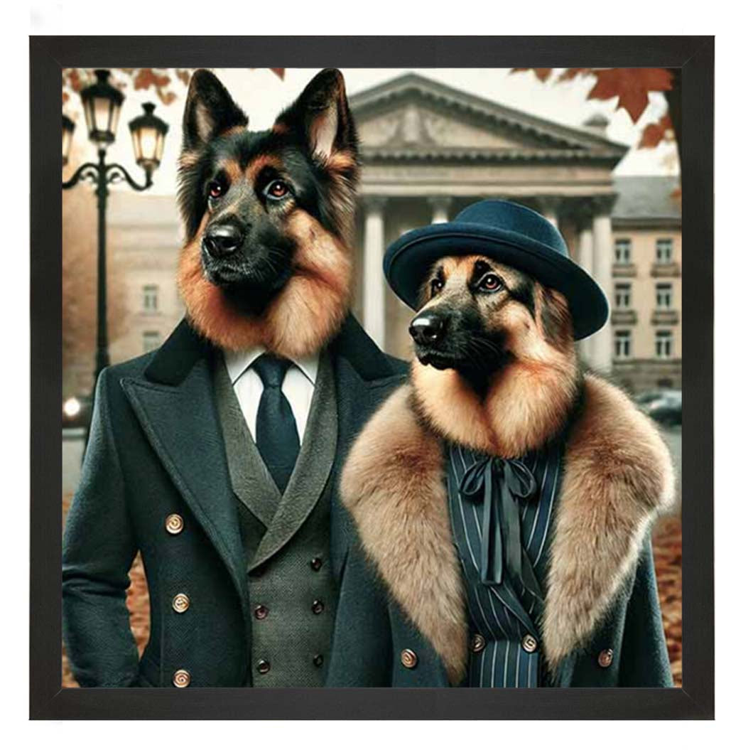 AN2463 Mr & Mrs German Shepherd