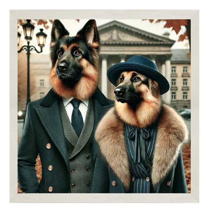 AN2463 Mr & Mrs German Shepherd