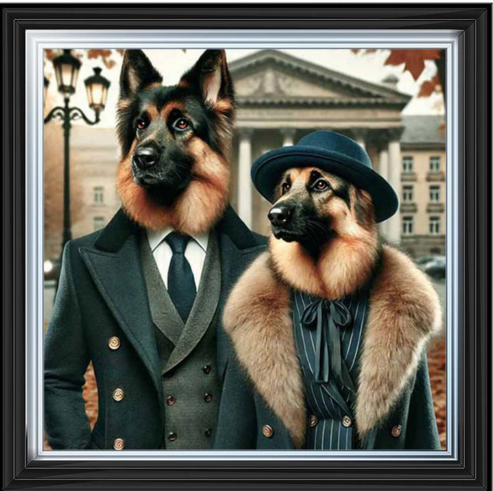 AN2463 Mr & Mrs German Shepherd