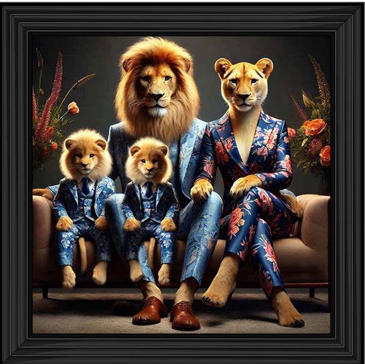 AN2464 Lion Family in Suit