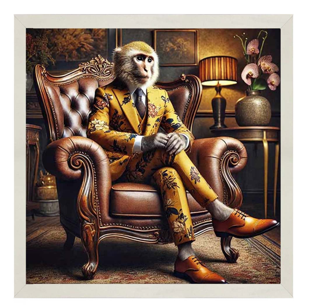 AN2470 Monker in Floral Suit