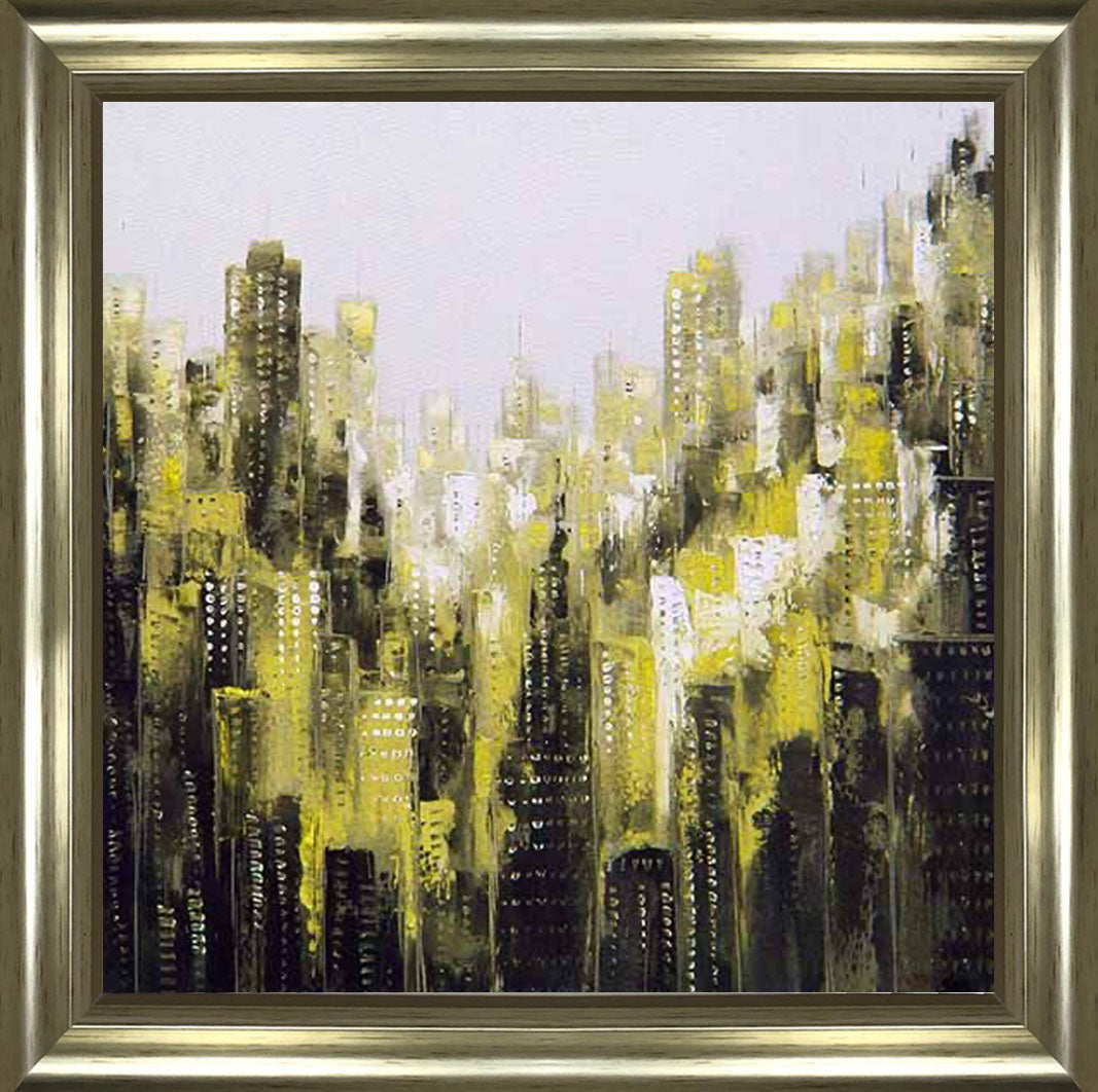 AB528 YELLOW CITY ABSTRACT