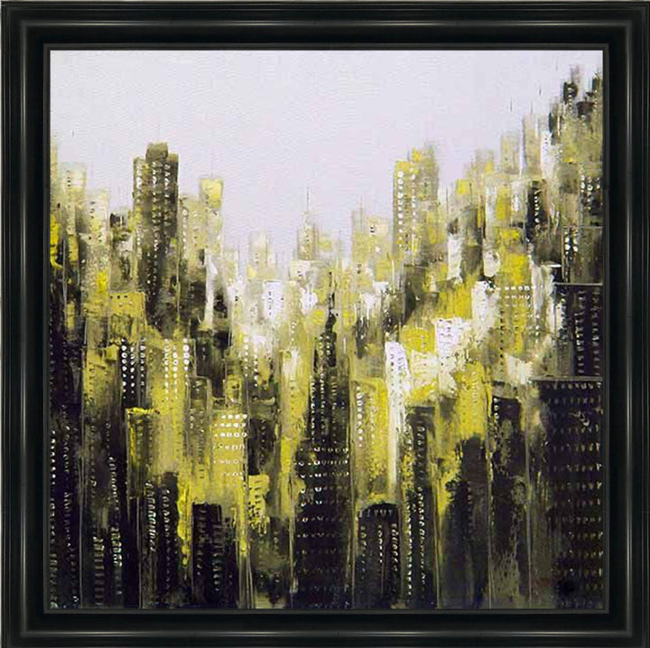 AB528 YELLOW CITY ABSTRACT