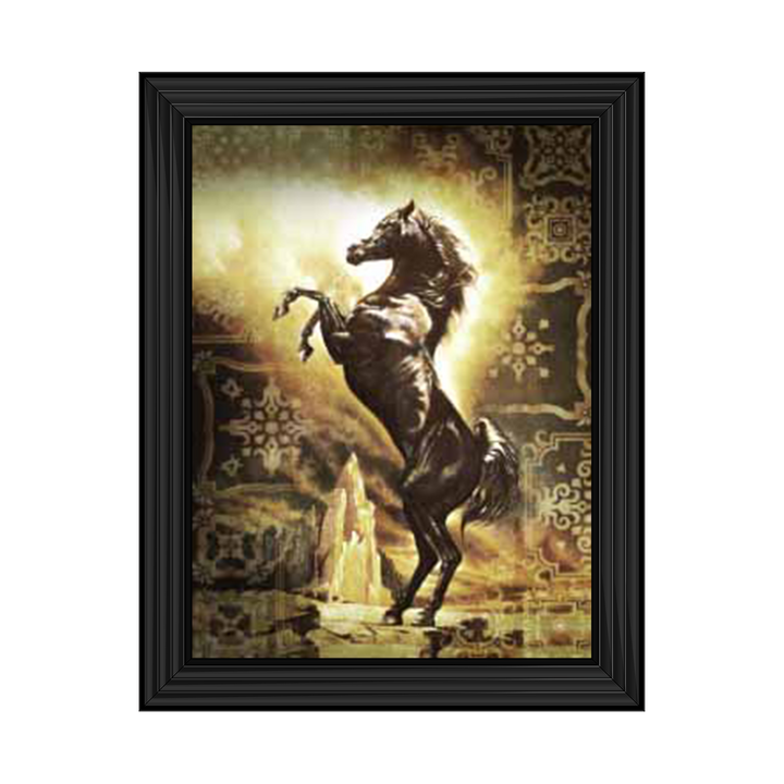 The knights horse