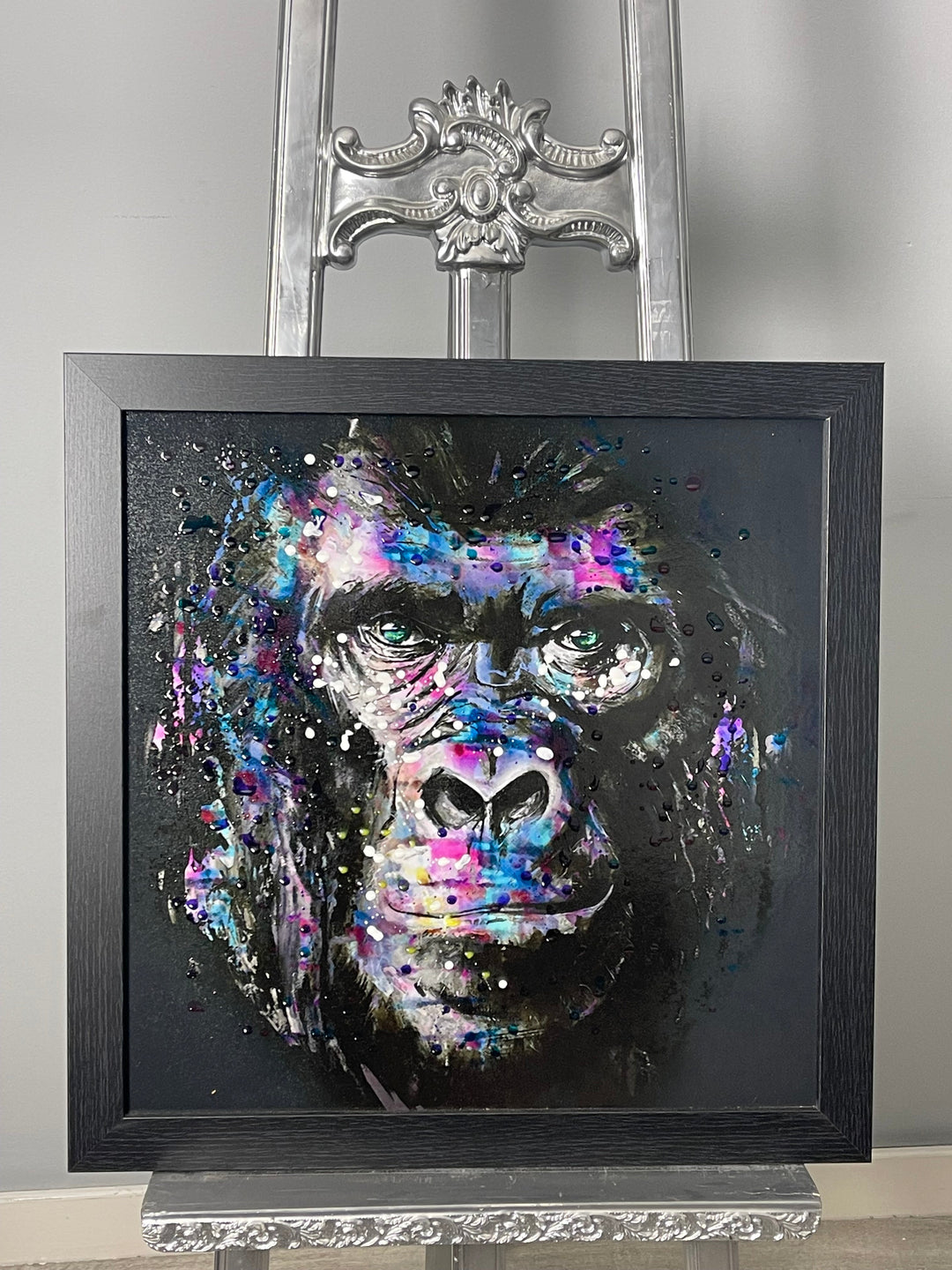 Colourful Gorilla Portrait OV