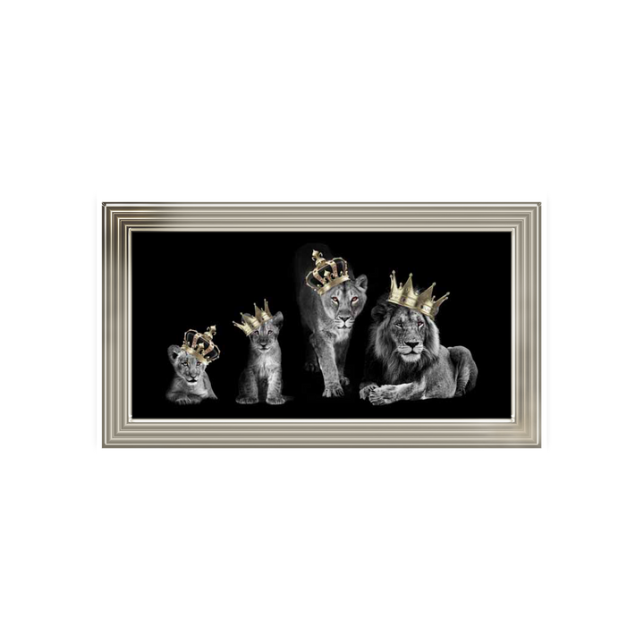 AN624-GD Lion Family Portrait