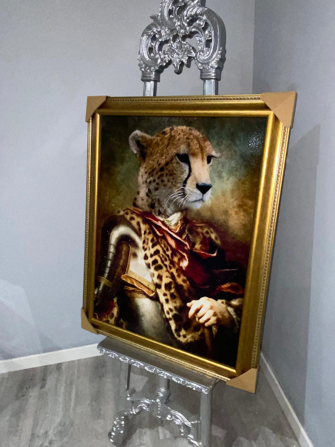 AN648 Regal Cheetah Portrait OV