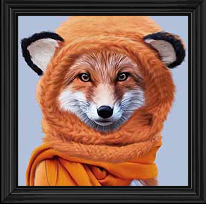 AN739 Fox with Winter Scarf