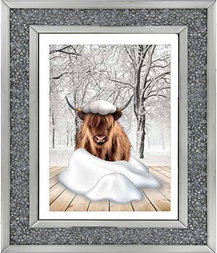 AN750-C Highland cow on Winter Snow ll