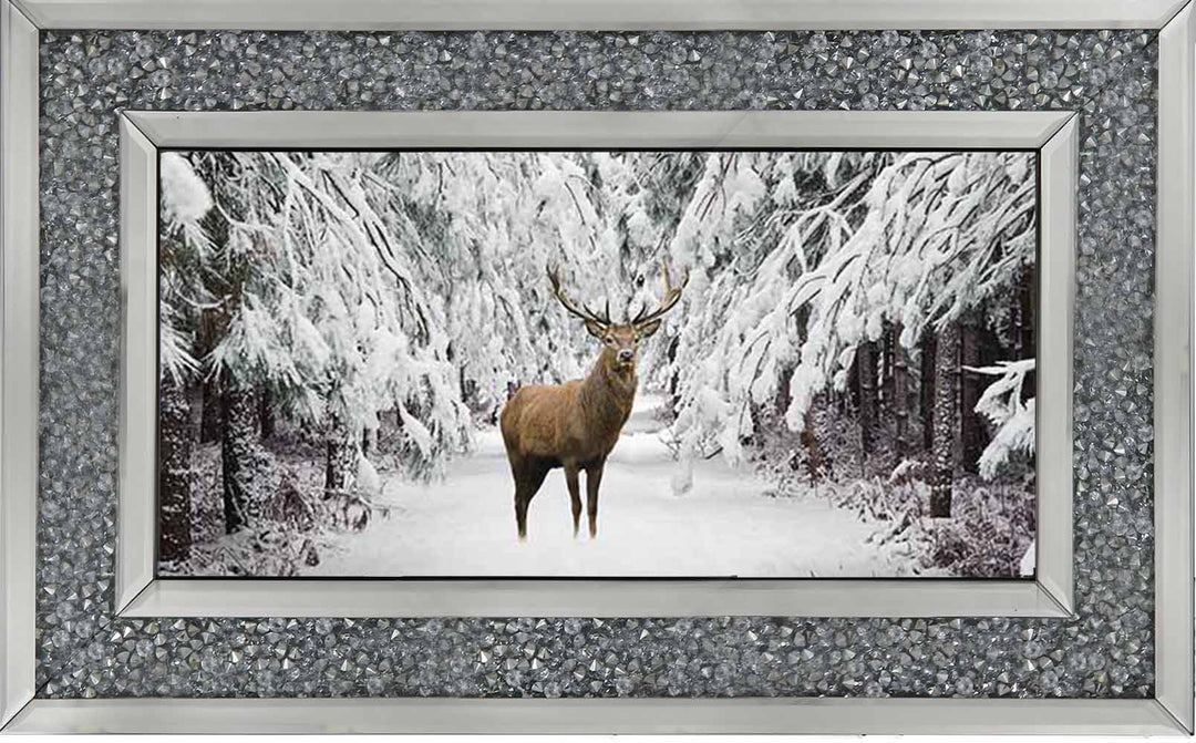 AN756 Stag in the Winter Snow