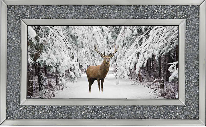 AN756 Stag in the Winter Snow