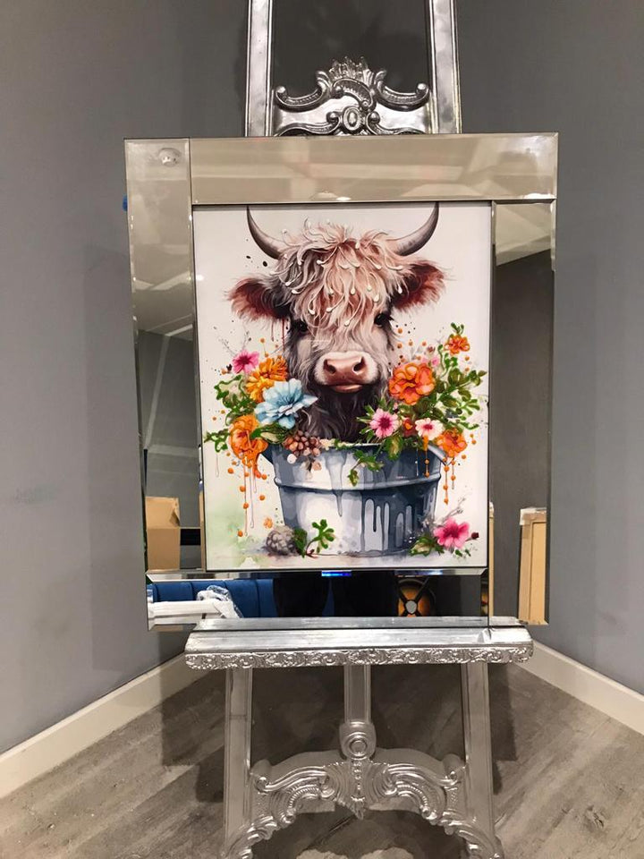 AN953 Floral Cow