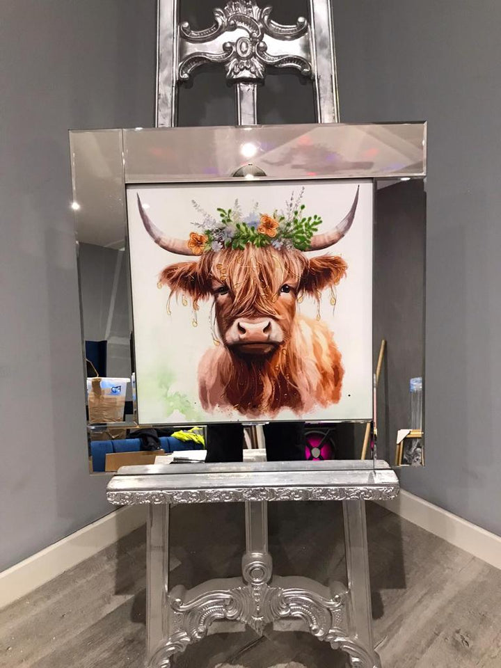 AN955 Floral Crown Cow