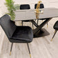 Apollo 1.6 Black Dining Table with Black Sintered Stone