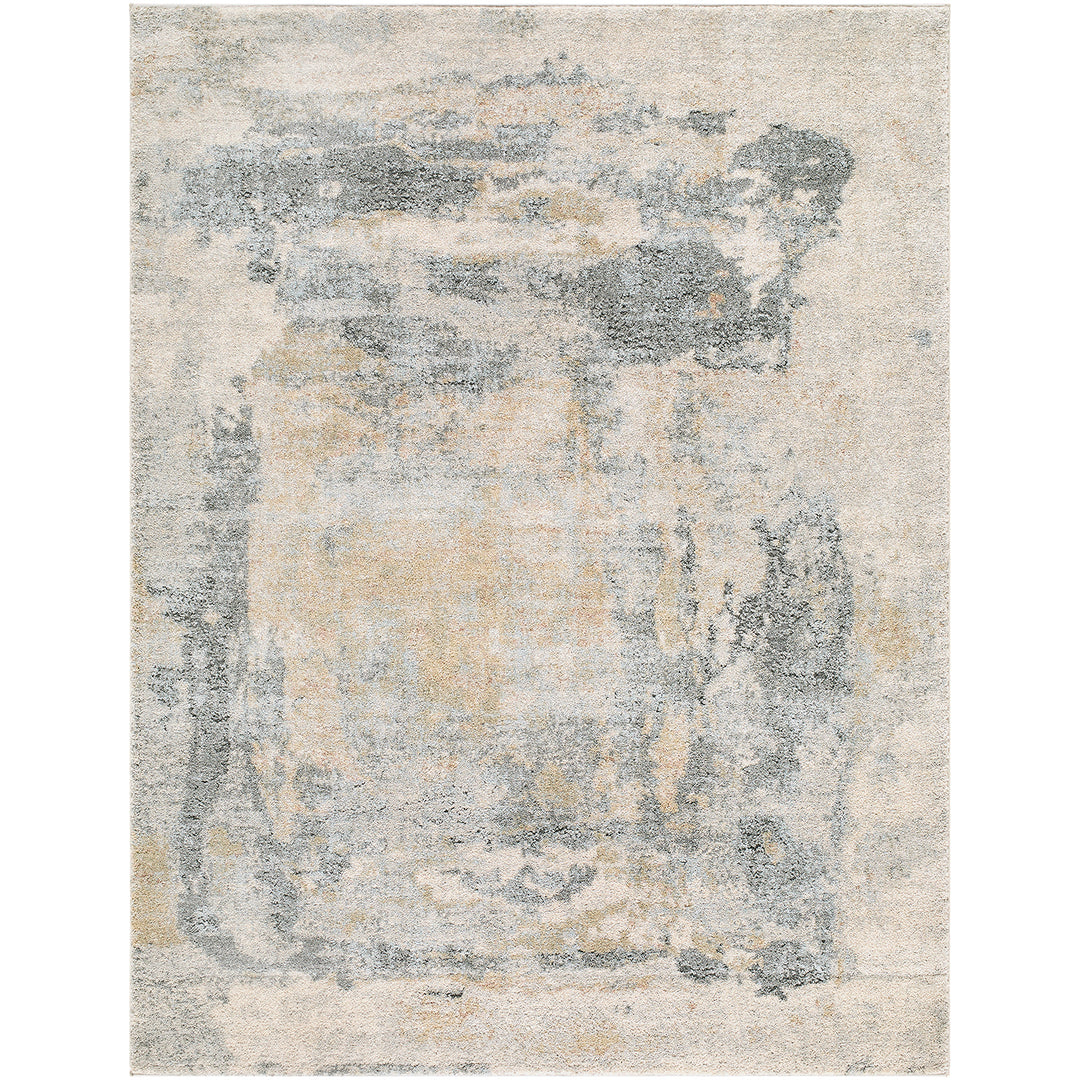 Elegant Avellino Abstract Modern Marble High Pile Rug