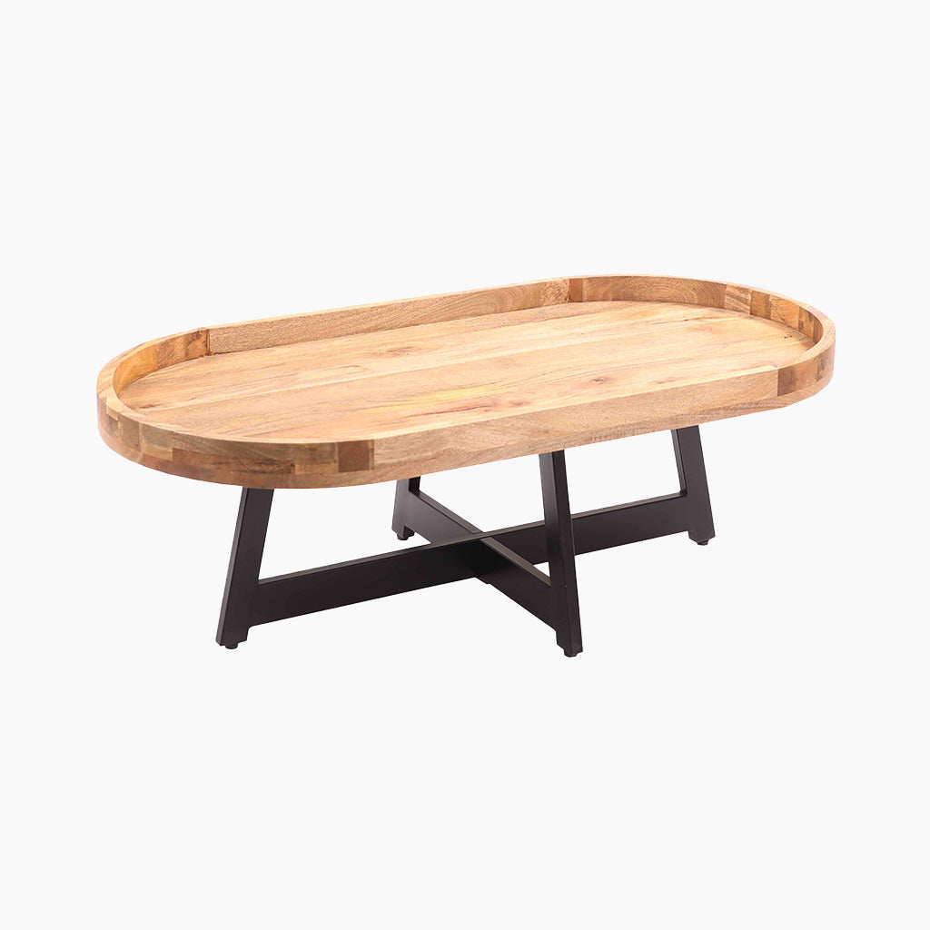 Colin Modern Oval Coffee Table