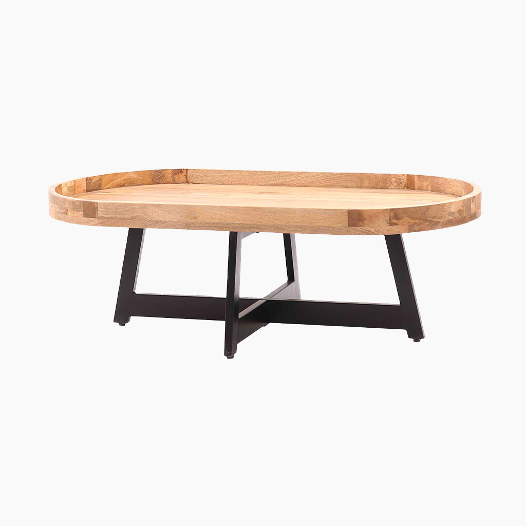 Colin Modern Oval Coffee Table
