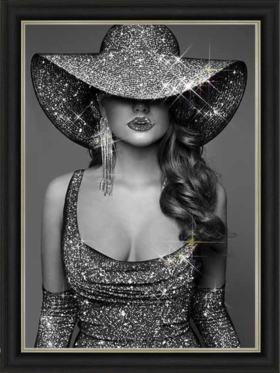 FG935 BLACK & WHITE GLAMOUR LADY |||