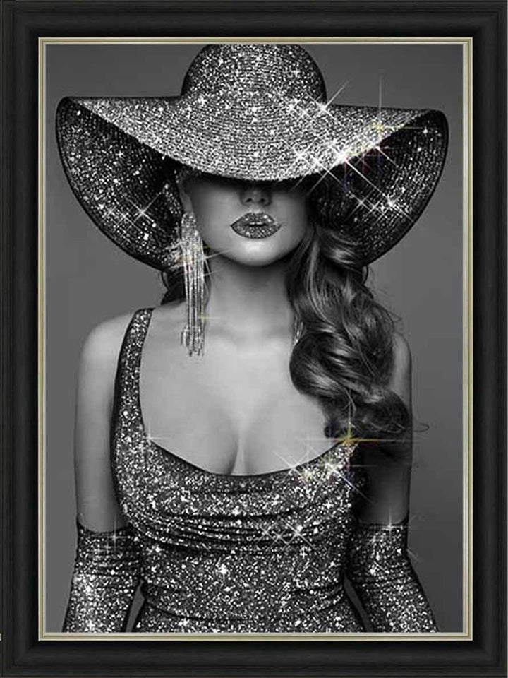 FG935 BLACK & WHITE GLAMOUR LADY |||