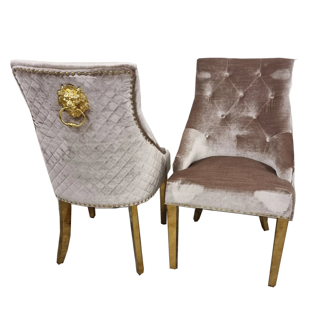 Bentley Gold Dining Chair - Available in Sets of 2, 4, or 6