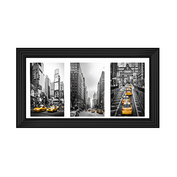 CY067 New York Taxi Triptych