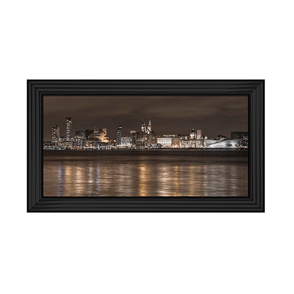 CY045 Liverpool city skyline across the River Mersey II
