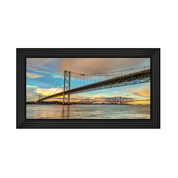 CY017 Forth Road Bridge at dusk