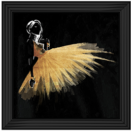 FG071 Golden Dress Puff Mate