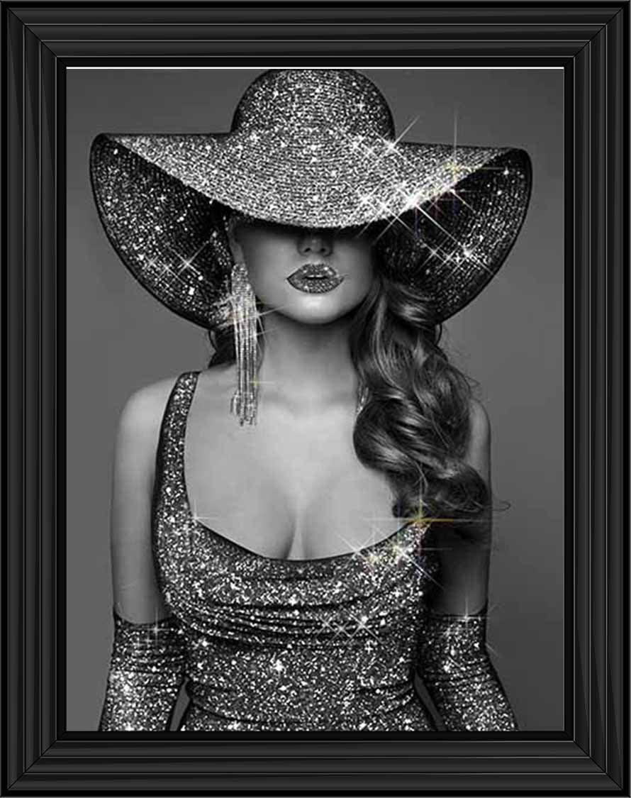FG935 BLACK & WHITE GLAMOUR LADY |||