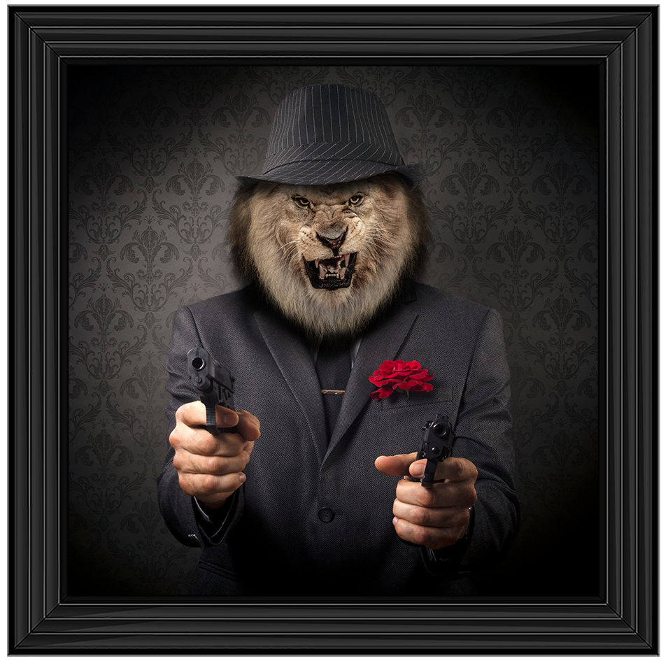 AN182 Gangster Lion (Border)