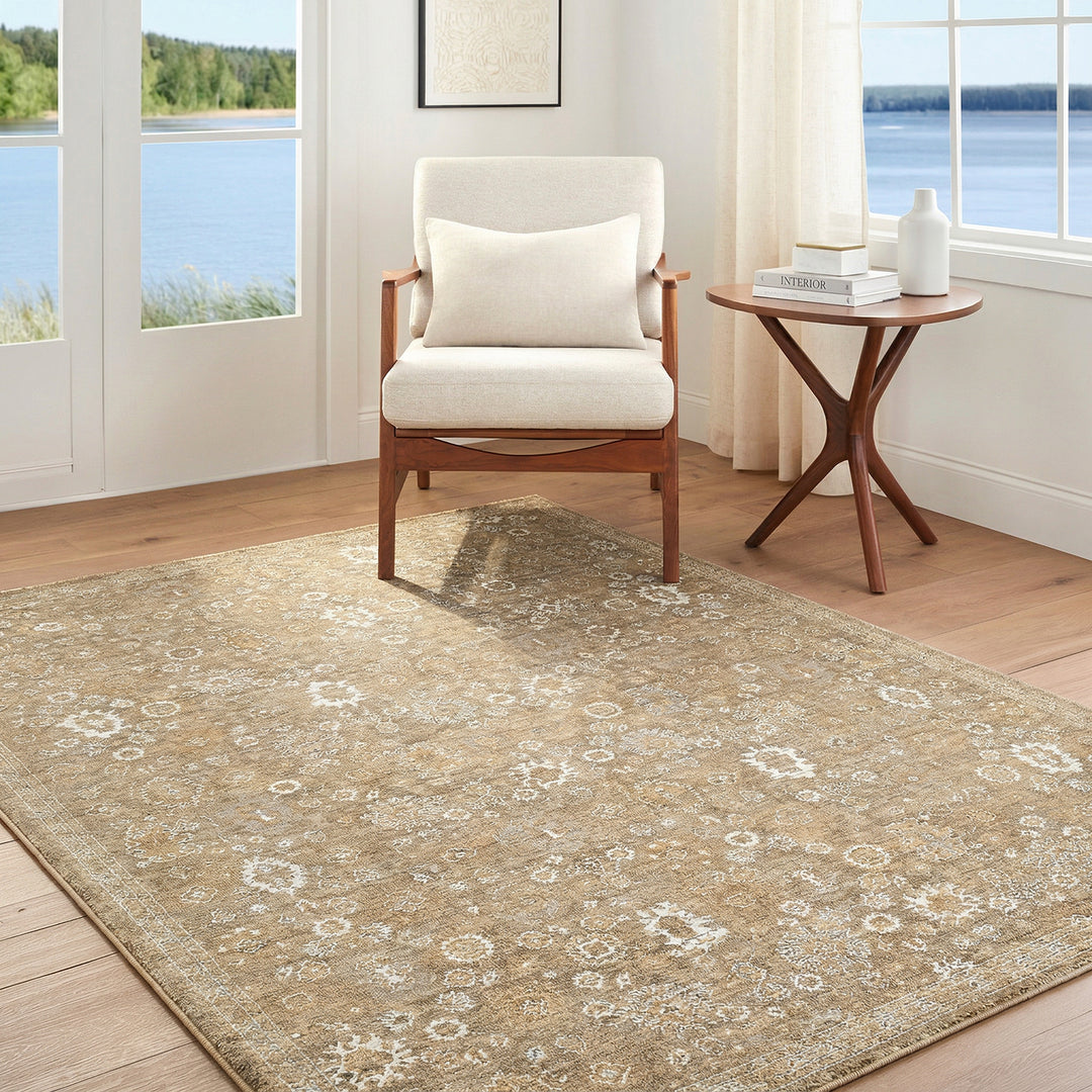 Modern Penny Becki Owens Vintage Traditional Vintage Boho Fringe Rug