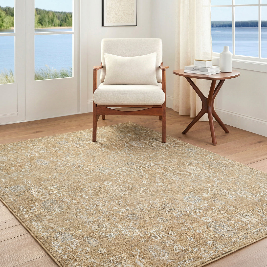Premium Penny Becki Owens Vintage Traditional Vintage Boho Fringe Rug