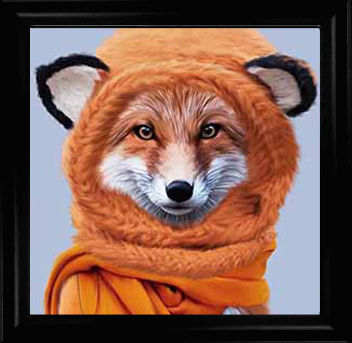 AN739 Fox with Winter Scarf