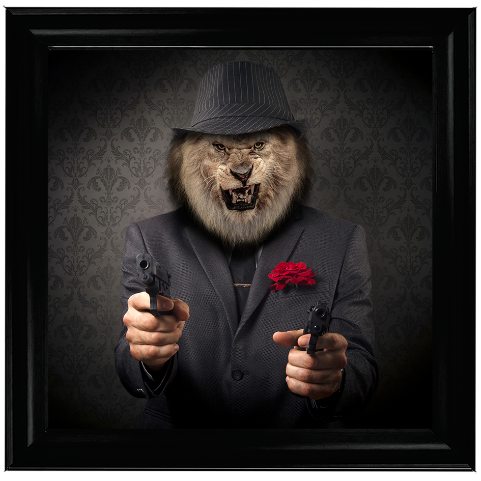 AN182 Gangster Lion (Border)