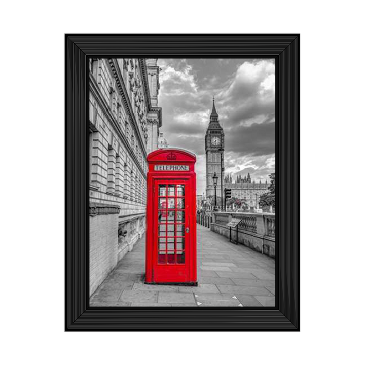 Telephone booth with Big Ben, London, Assaf Frank