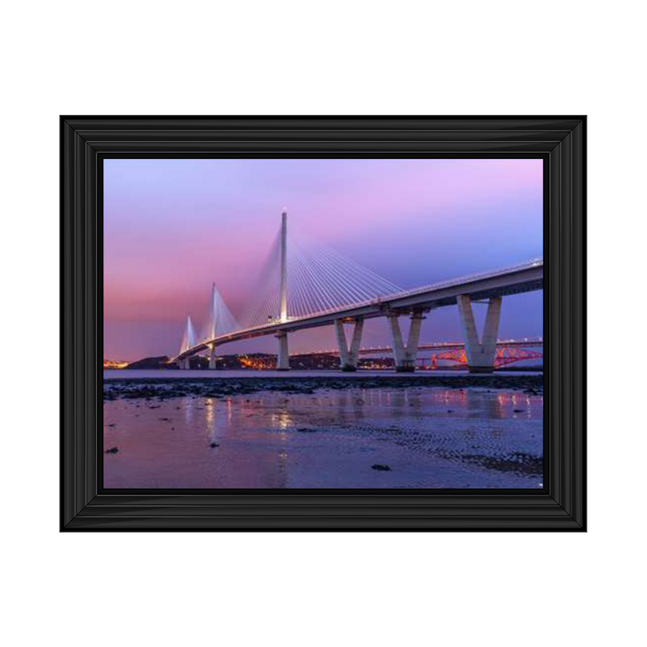 Queensferry Crossing in the evening, Scotland, Assaf Frank