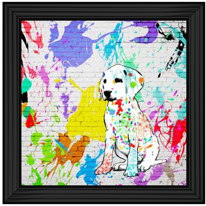 1MF4300 Labrador Street Art, inspired by Banksy