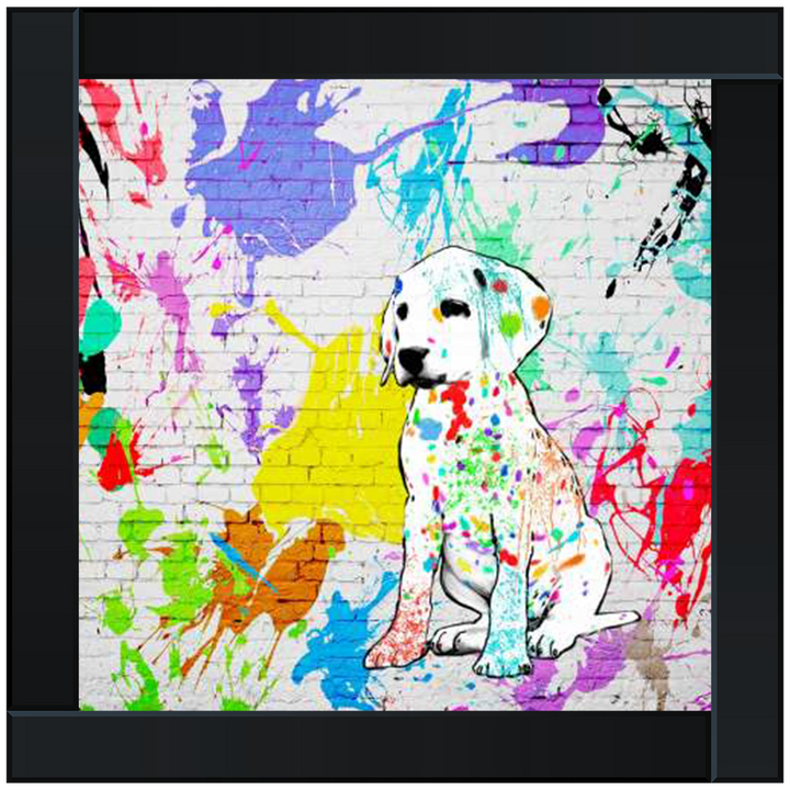 1MF4300 Labrador Street Art, inspired by Banksy