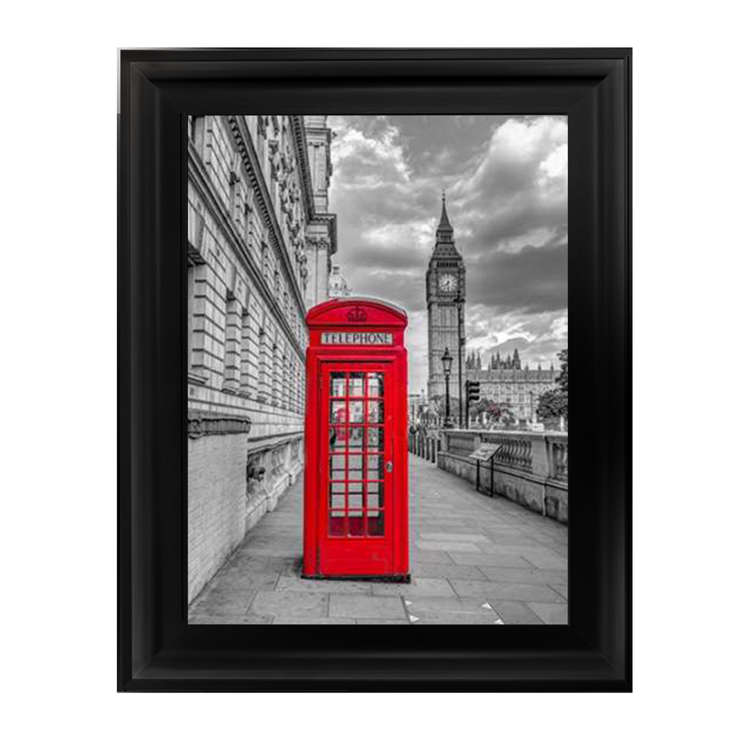 Telephone booth with Big Ben, London, Assaf Frank