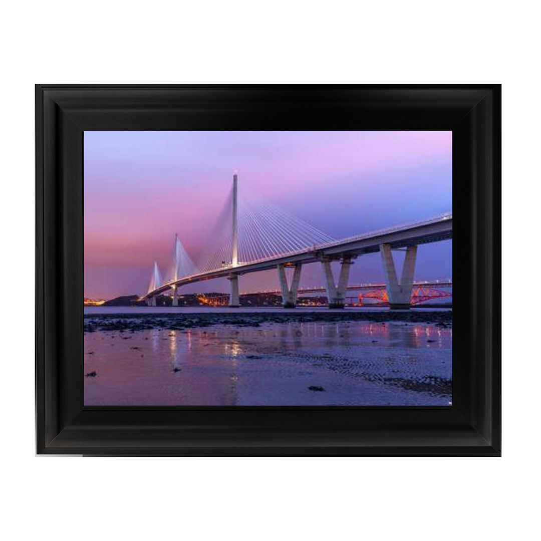 Queensferry Crossing in the evening, Scotland, Assaf Frank