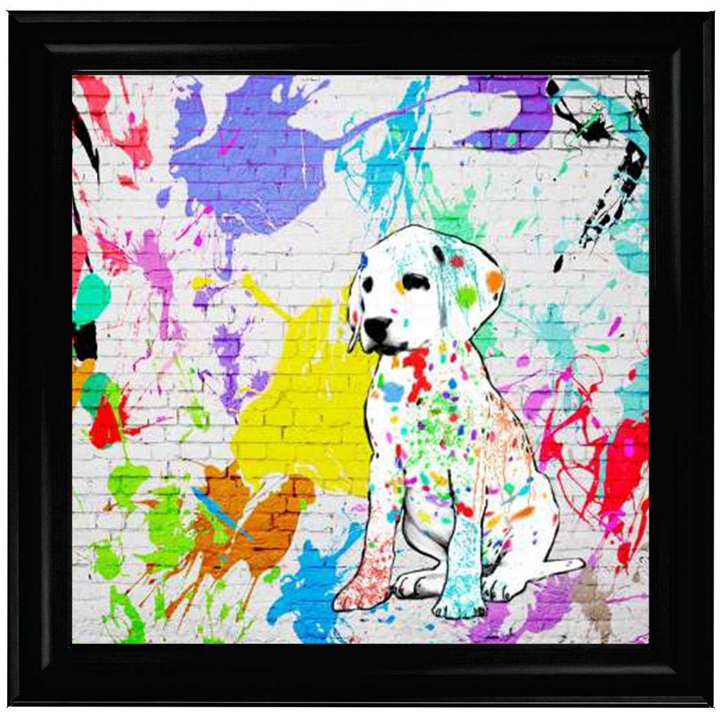 1MF4300 Labrador Street Art, inspired by Banksy