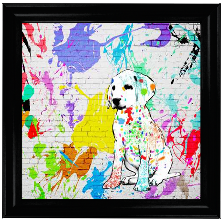 1MF4300 Labrador Street Art, inspired by Banksy