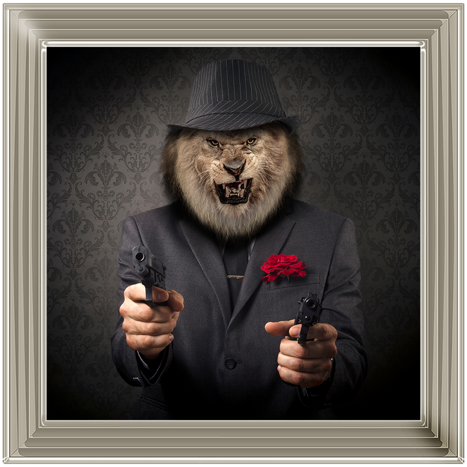 AN182 Gangster Lion (Border)