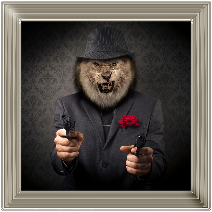 AN182 Gangster Lion (Border)