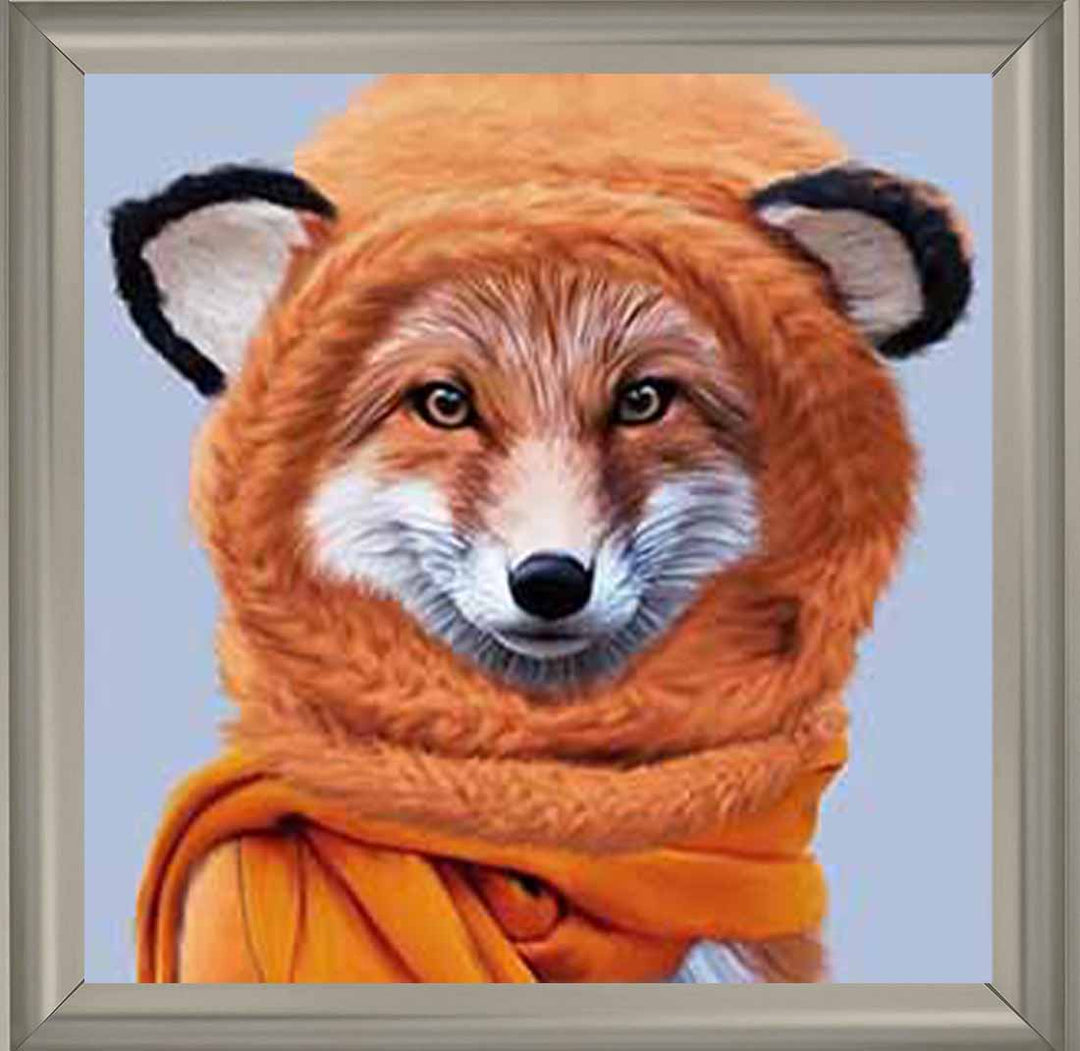 AN739 Fox with Winter Scarf