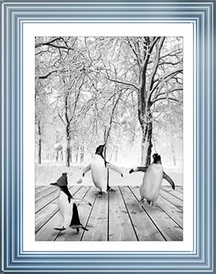 AN747-B&W Pandas Winter ll