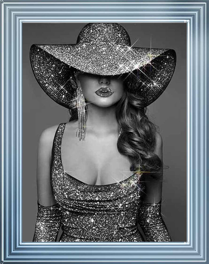 FG935 BLACK & WHITE GLAMOUR LADY |||