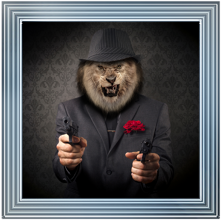 AN182 Gangster Lion (Border)
