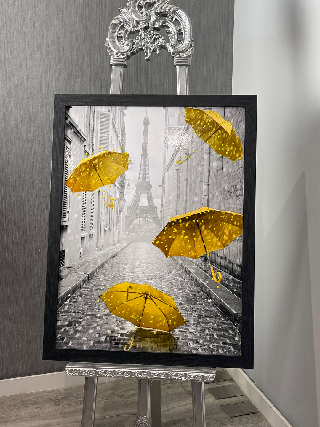 CY172-OV Yellow Umbrellas In Paris OV