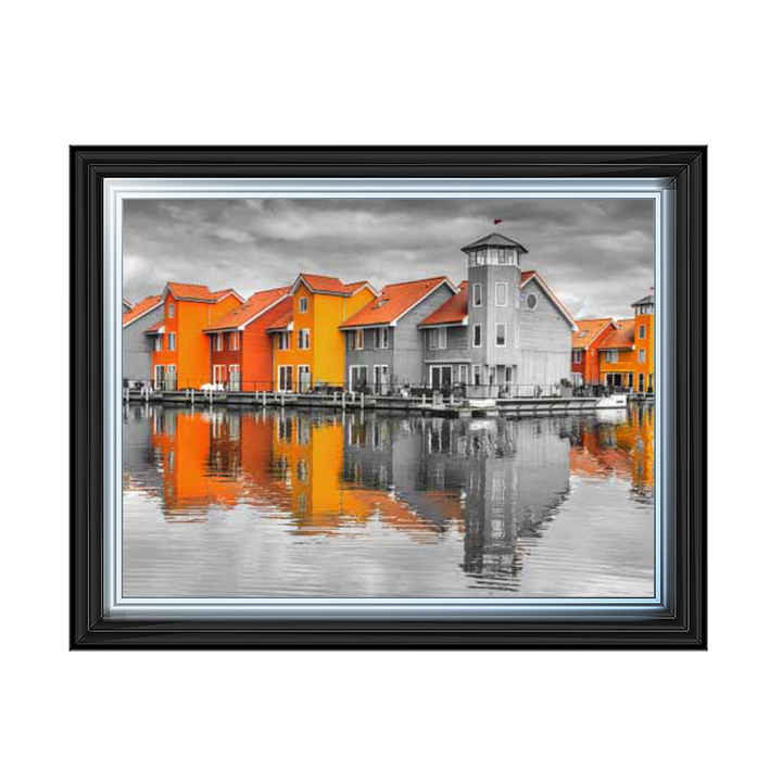Vibrant Coastal Town